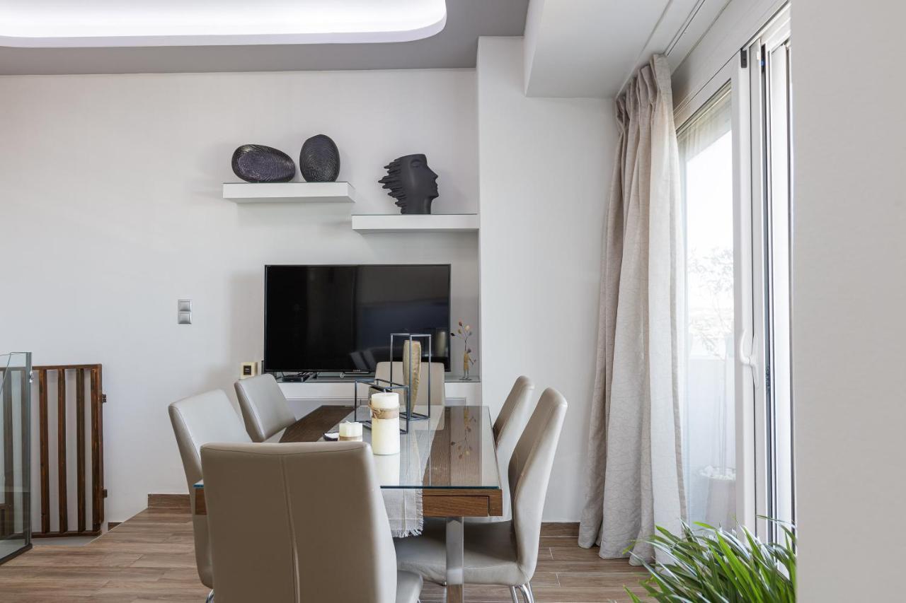 Andry'S Sea View Villa Rethymno  Bagian luar foto
